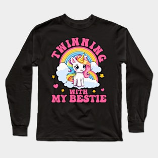 Twinning With My Bestie Long Sleeve T-Shirt